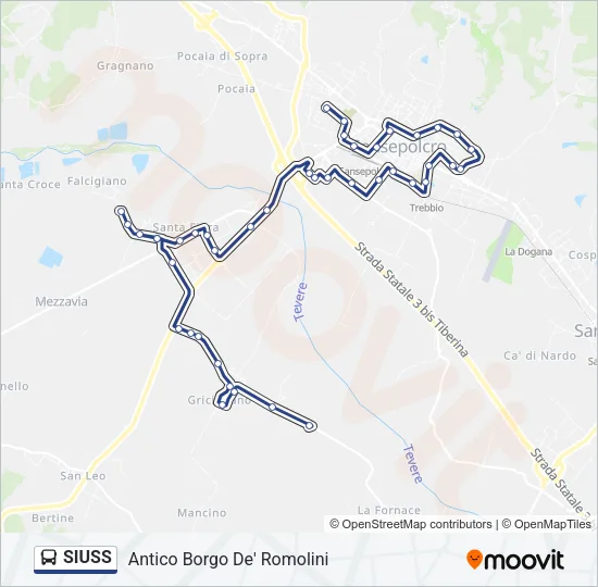 SIUSS Bus Line Map