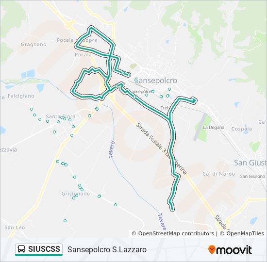 SIUSCSS bus Line Map