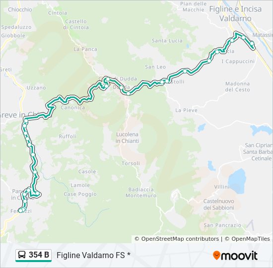 354 B  Line Map