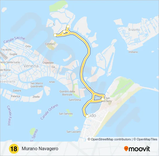 18 Ferry Line Map