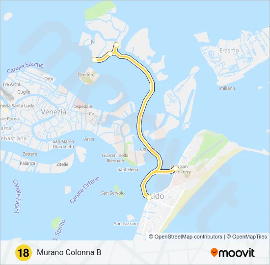 18 Ferry Line Map