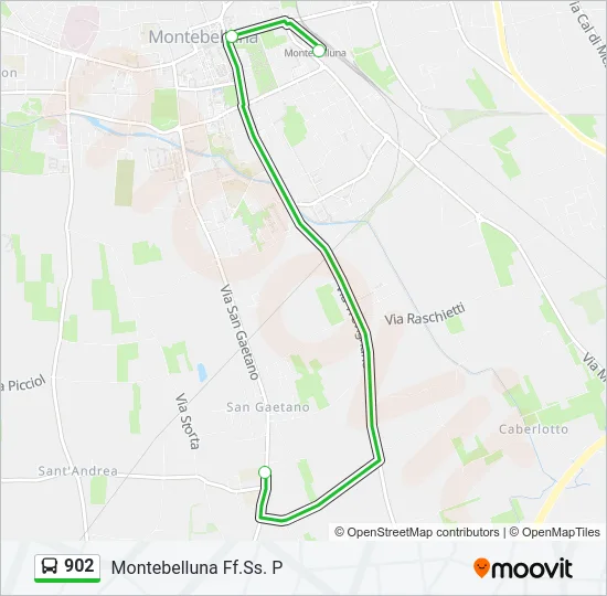 902 Bus Line Map
