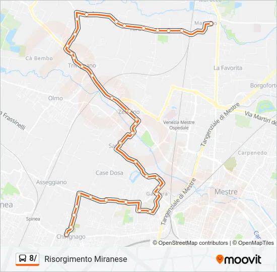 8/ Bus Line Map