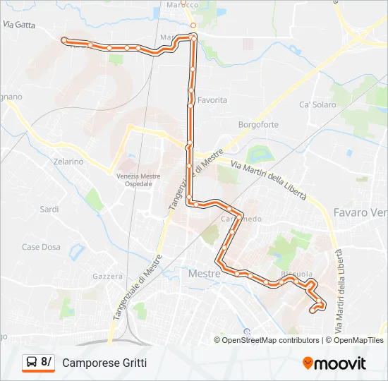 8/ Bus Line Map