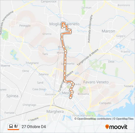 8/ Bus Line Map