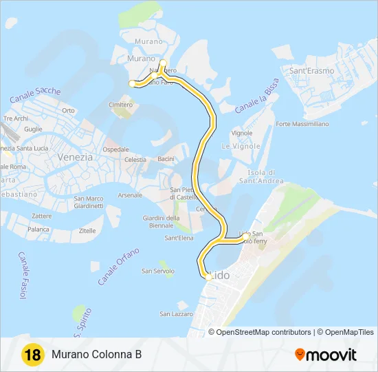 18 Ferry Line Map