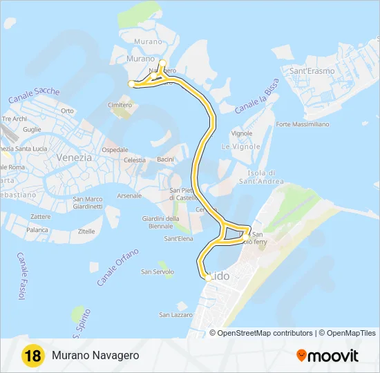 18 Ferry Line Map