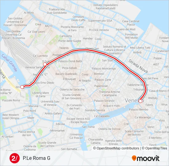 2/ Ferry Line Map