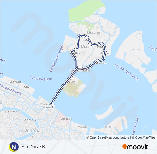 NMU ferry Line Map