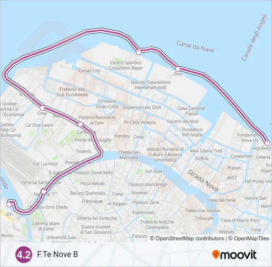 4.2 Ferry Line Map