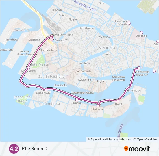 4.2 Ferry Line Map