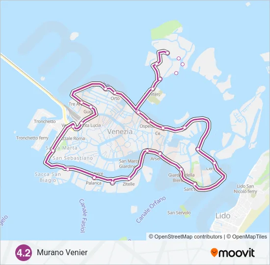4.2 Ferry Line Map