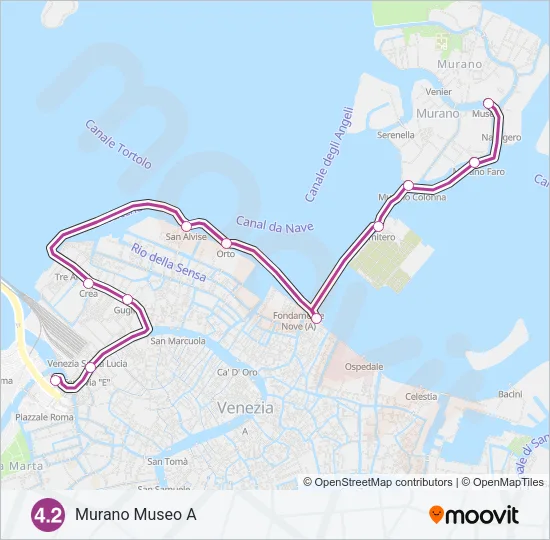 4.2 Ferry Line Map