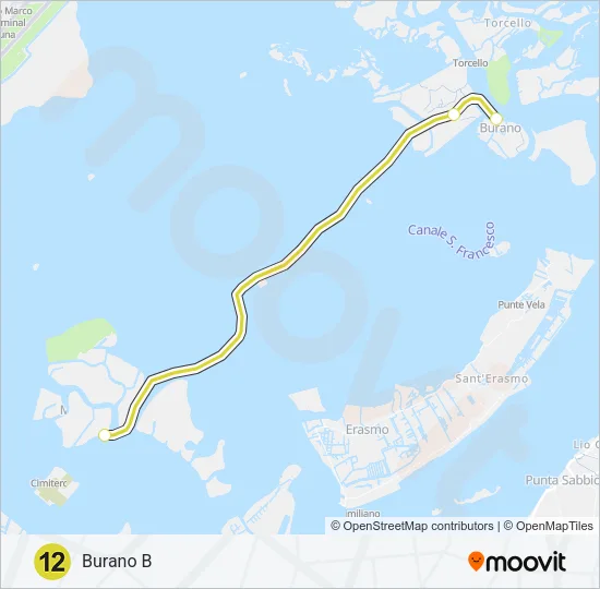 12 Ferry Line Map
