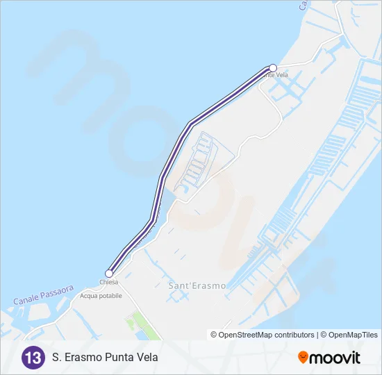 13 Ferry Line Map