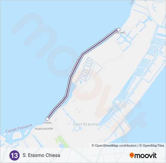 13 Ferry Line Map