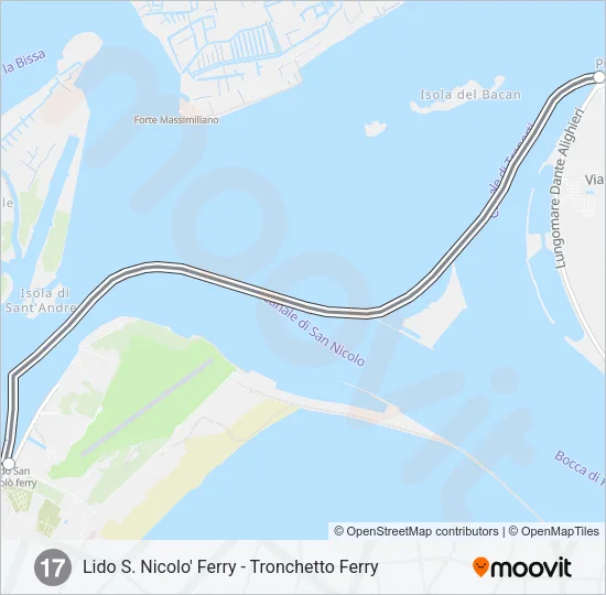 17 Ferry Line Map
