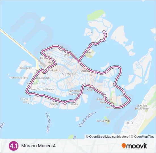 4.1 Ferry Line Map