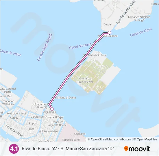 4.1 Ferry Line Map