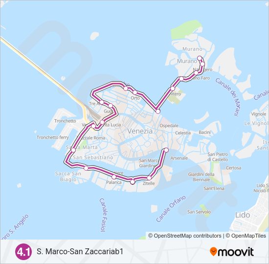 Percorso linea navigazione 4.1