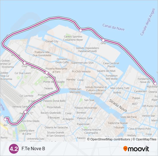 Linea 42: Orari, Fermate E Mappe - F.Te Nove B (Aggiornato)