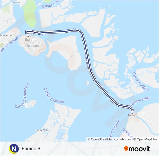 NLN Ferry Line Map
