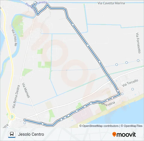 62/63/64 Bus Line Map