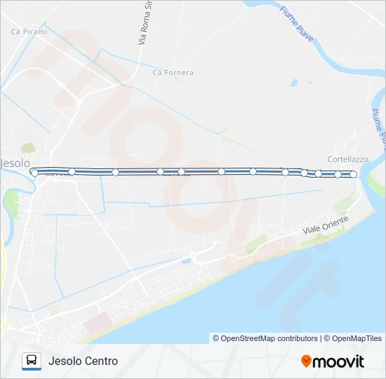 62/63/64 Bus Line Map