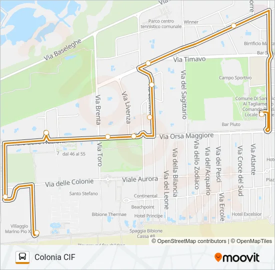 VALBELLA Bus Line Map