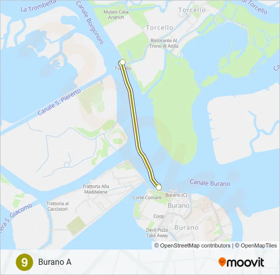 9 Ferry Line Map