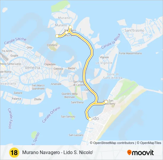 18 Ferry Line Map