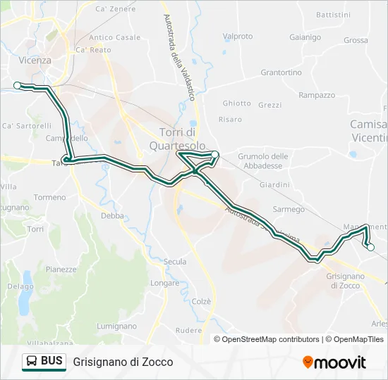 Bus Line Map