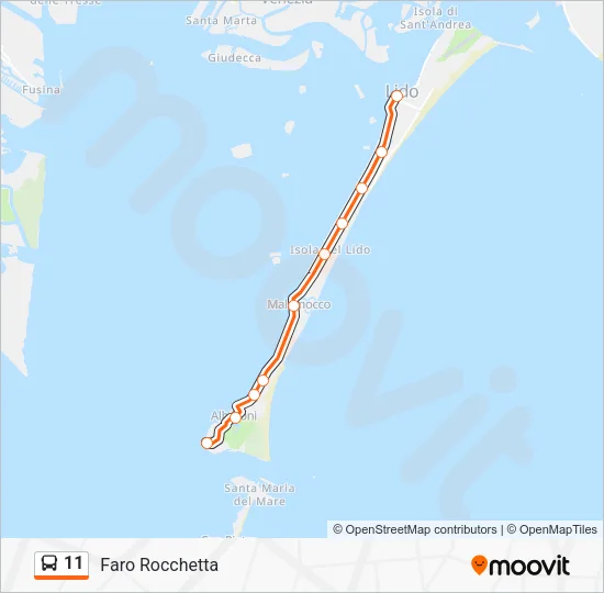 11 Bus Line Map