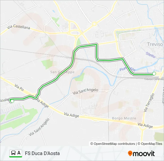 A Bus Line Map