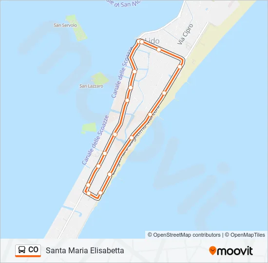 CO Bus Line Map