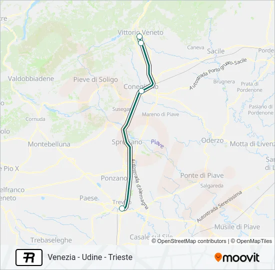R Train Line Map