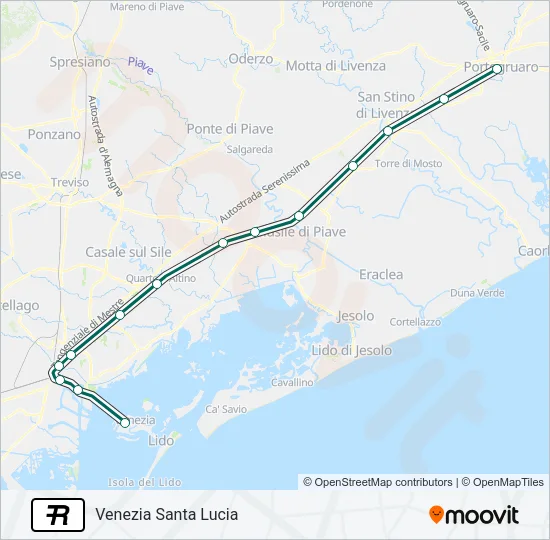 R Train Line Map