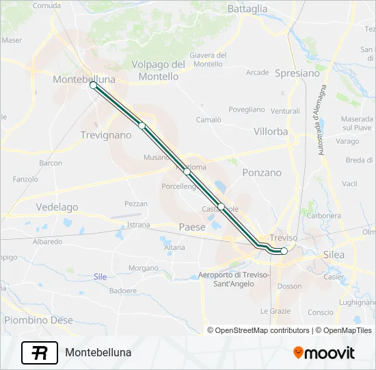R Train Line Map