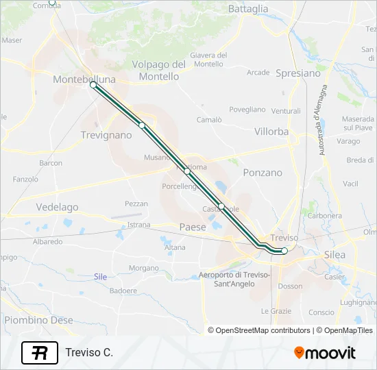 R Train Line Map