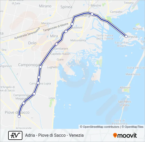 R  Line Map