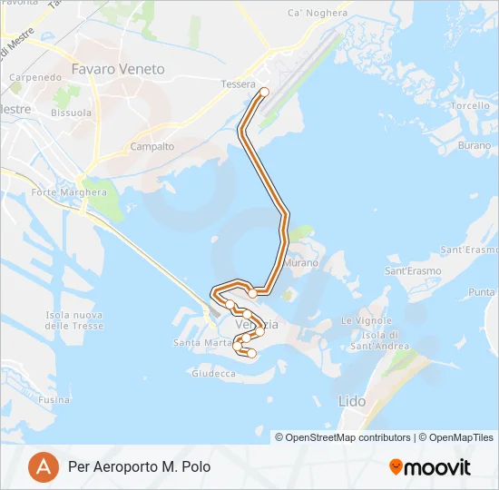 A Ferry Line Map