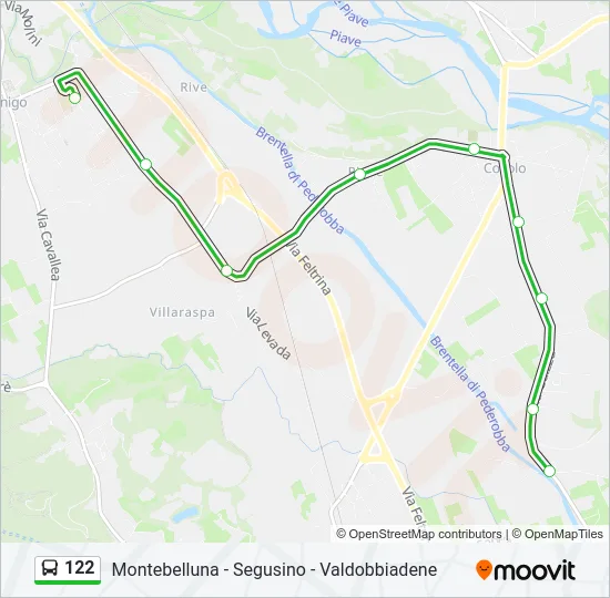 122 Bus Line Map
