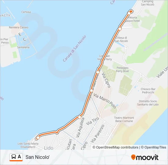 A Bus Line Map
