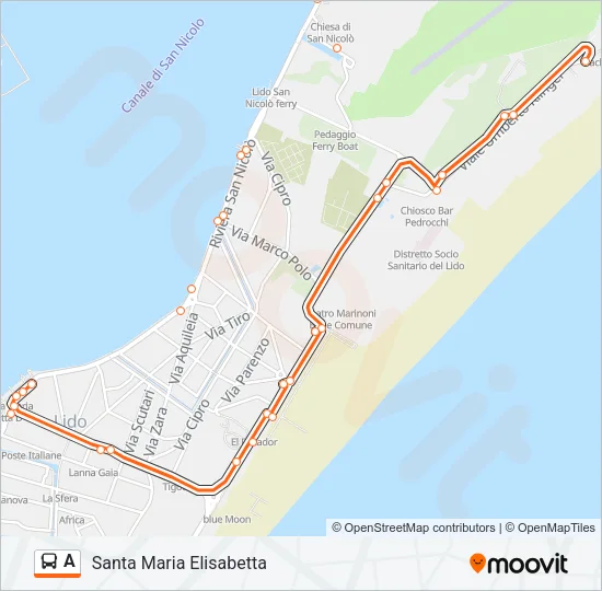 A Bus Line Map