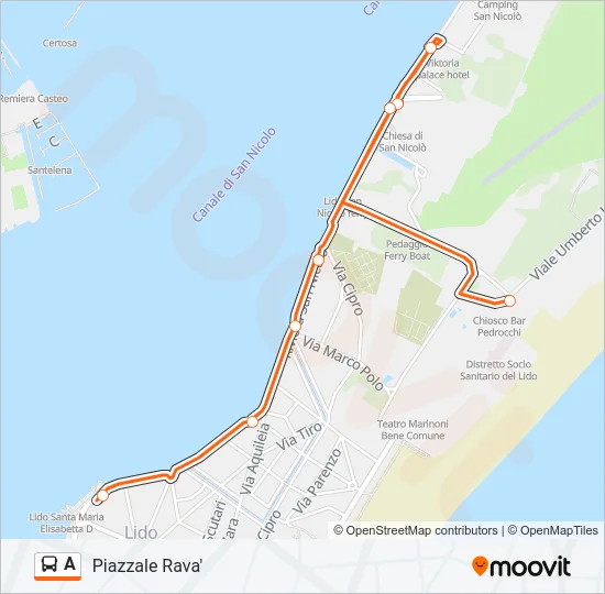 A Bus Line Map