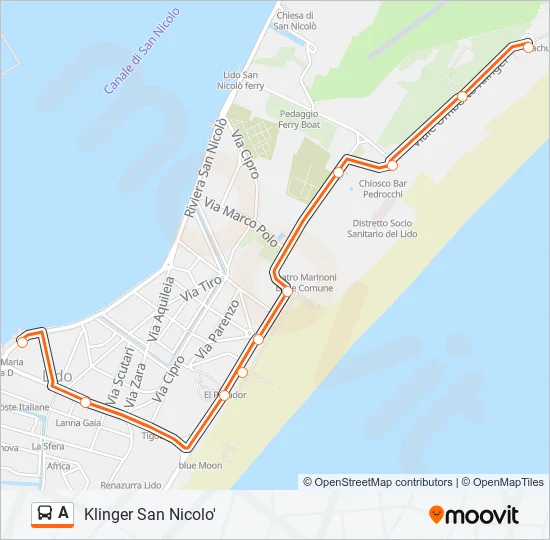 A Bus Line Map