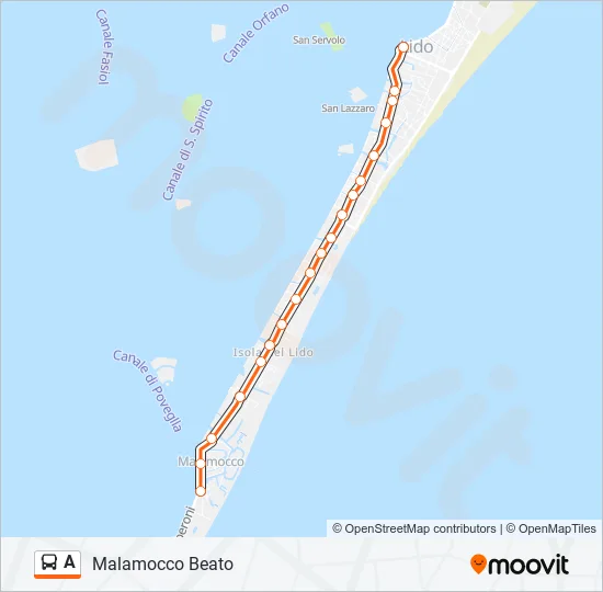 A Bus Line Map