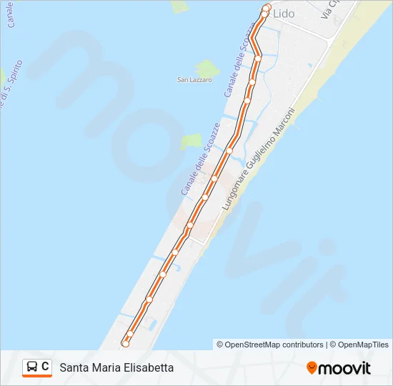 C Bus Line Map