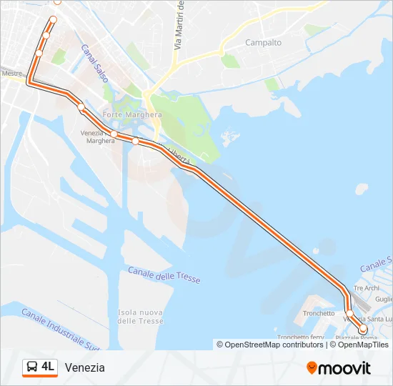 4L Bus Line Map