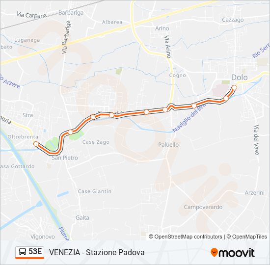 Linea : Orari, Fermate E Mappe - Stra Piazza Marconi (Aggiornato)